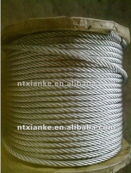 Galvanzied Steel Wire Rope For Elevator